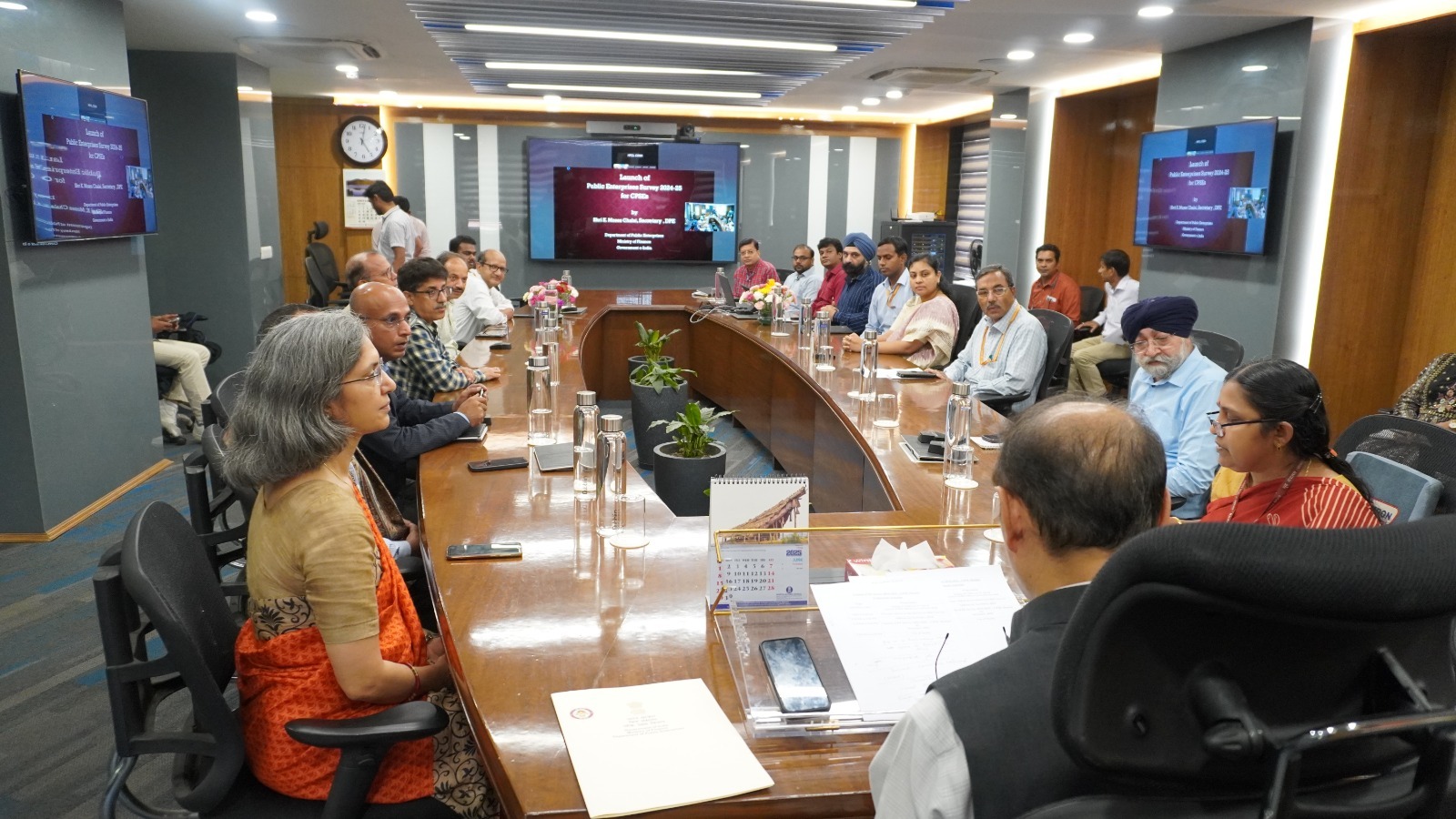 Secretary, DPE, launched the PE Survey 