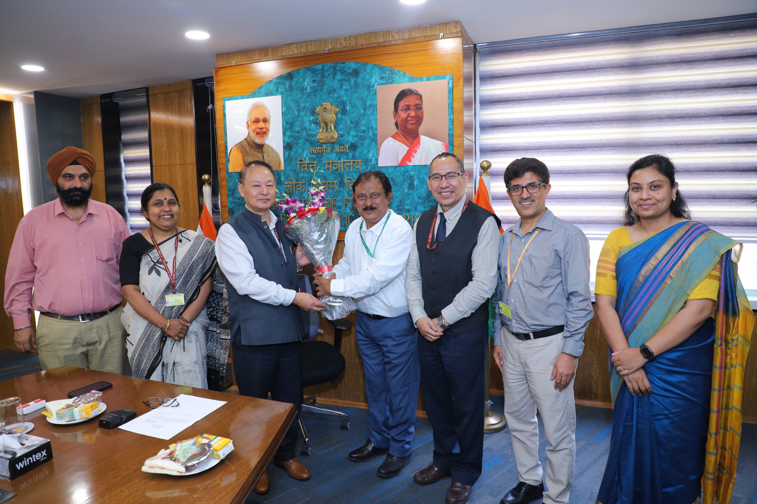 A get-together of the officers and staff of DPE