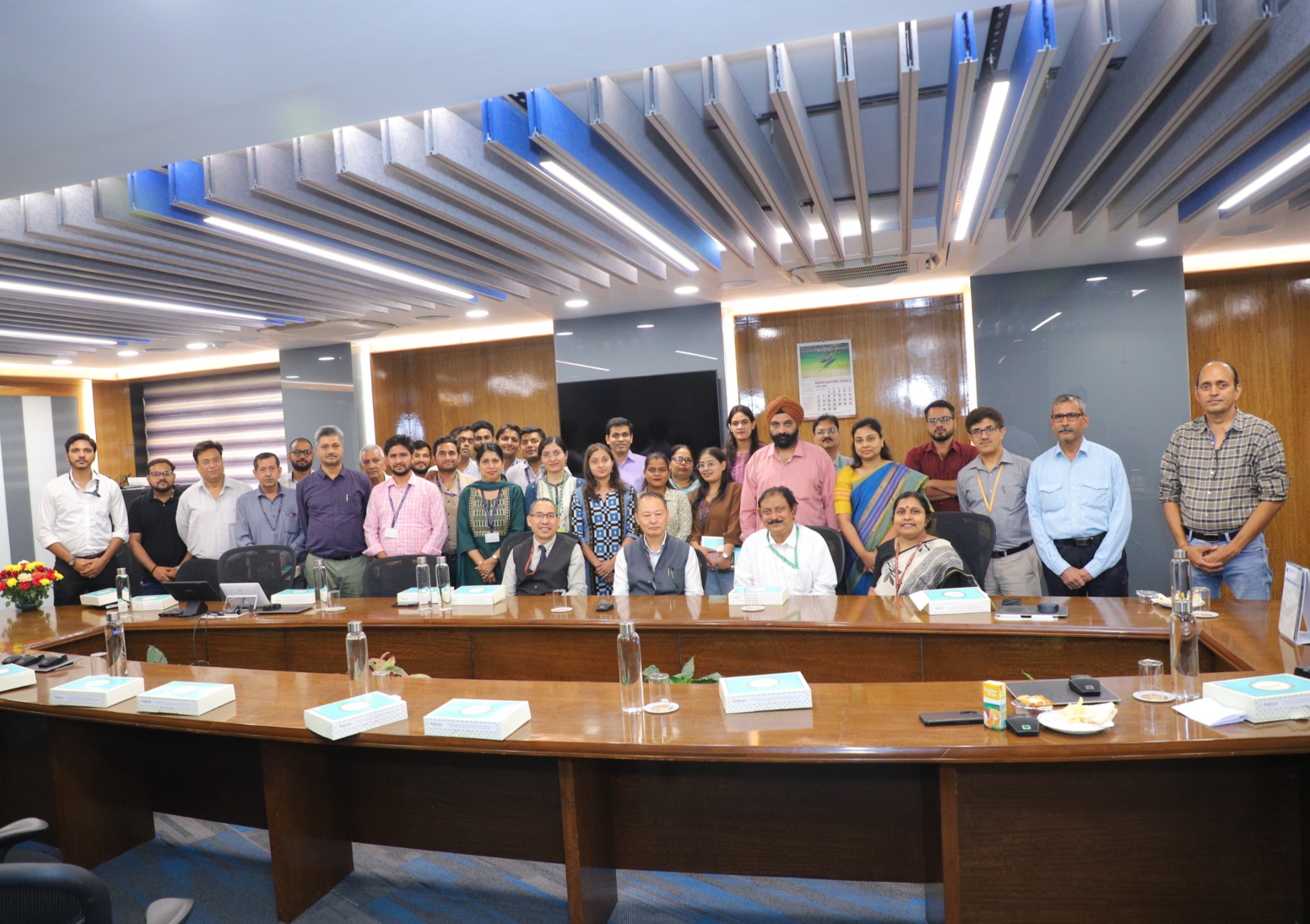 A get-together of the officers and staff of DPE