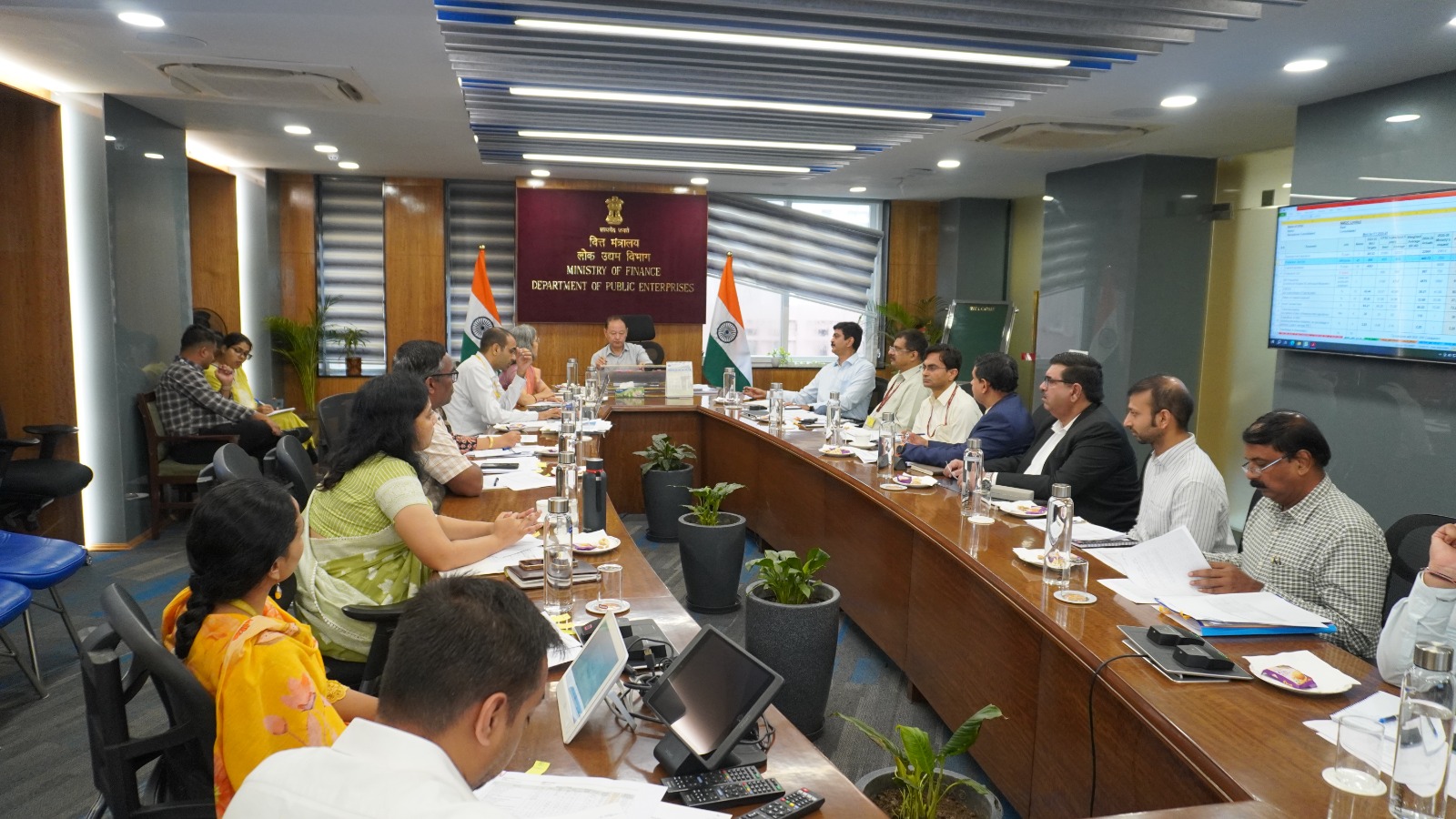 Secretary, DPE, chaired Inter-Ministerial Committee meeting with Secretary