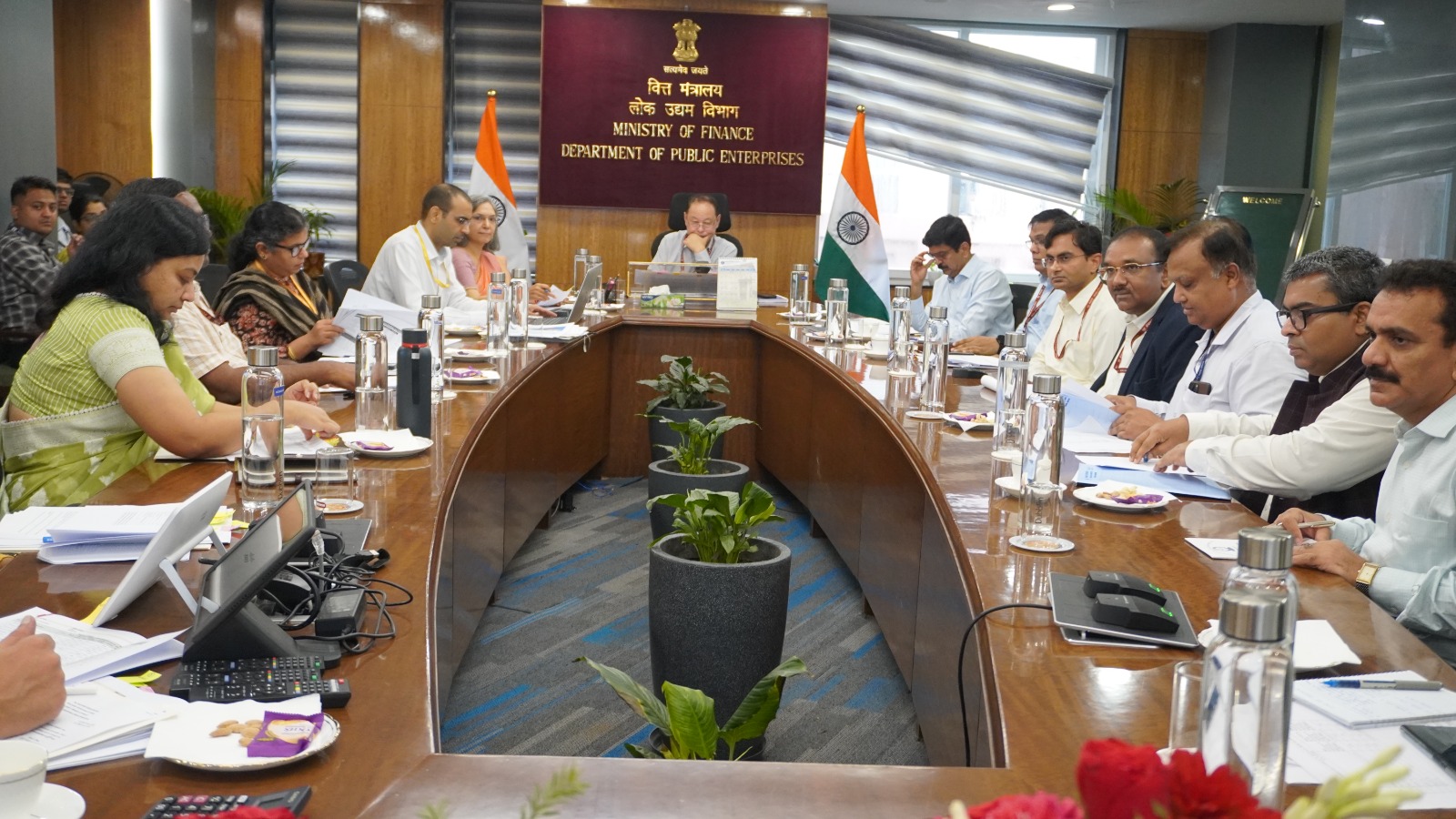 Secretary, DPE, chaired Inter-Ministerial Committee meeting with Secretary